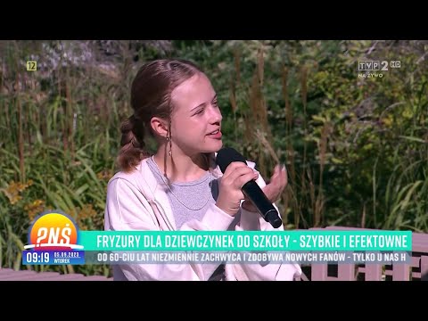 Ala Tracz (🇵🇱 JESC 2020) on Pytanie na śniadanie (05/09/2023)