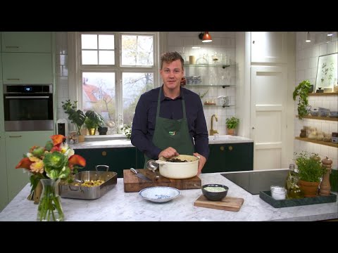 Kökets middag: Fiskgryta med musslor, krutonger och vitlöksmajonnäs - Köket