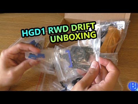 HGD1 1/28 RWD Drift Car Unboxing & First Impression