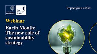 Earth Month: The new rule of sustainability strategy