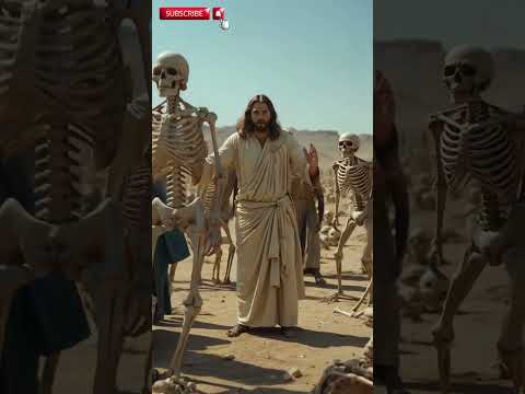 JESUS faz milagre e ressuscita ossos secos #jesus #salvação #deus #reflexão #gospel #biblia #100k