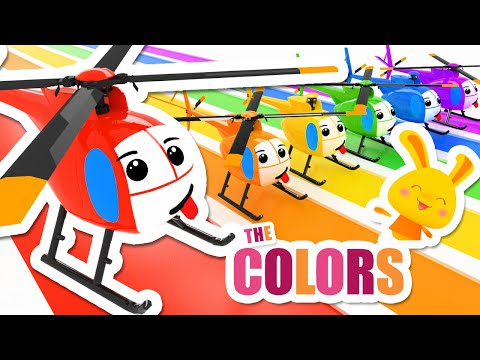 What color is this Helicopter? | Learn the colors with Titounis