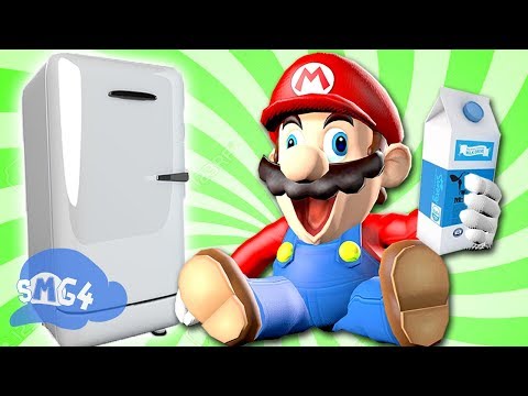 SMG4: Mario Goes to the Fridge to Get a Glass Of Milk