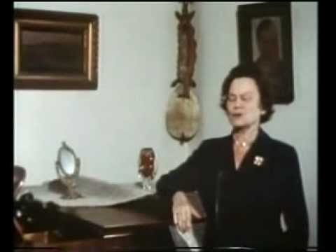 Erna Berger with 80 years sings Schubert's "Im Abendrot" D 799.