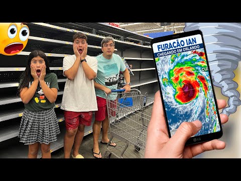 O Furacão Ian está vindo pra nossa cidade - Família Maria Clara e JP