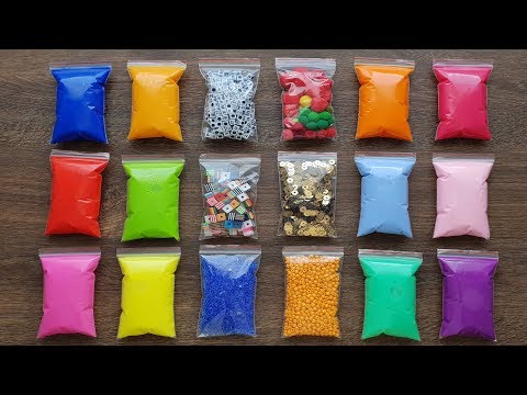 Making Slime with Bags and Things - Satisfying Slime Video