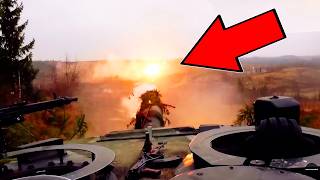 Battle TANK SHREDS Russian Infantry (*GRAPHIC FOOTAGE*) Combat Footage
