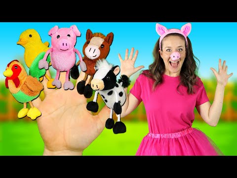 Farm Animals Finger Family - Kids Songs and Nursery Rhymes | Finger Family Song for Kids