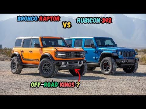 Bronco Raptor 2025 vs Jeep Wrangler 392 | Power, Design & Off-Road Battle