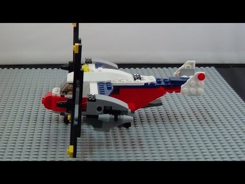Vidéo LEGO Creator 31020 : L'avion à double hélices