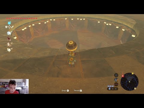 Trial 3 of EX Champion Urbosa's Song "throw the orb underground" walkthrough and Kihiro Moh Shrine