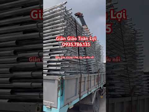 Giàn giáo khung 1.7m + Giằng chéo cung cấp cho công trình Bình Dương