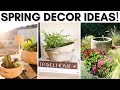 SPRING DECORATING IDEAS ANTHROPOLOGIE OUTLET SHOP WITH ME GARDEN TOUR NEW HOME DECOR