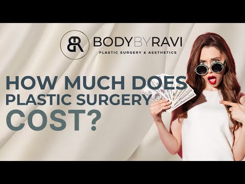What makes up the cost of plastic surgery?