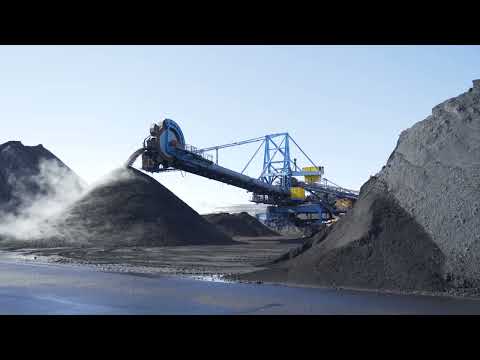 Unloading Operation MV Navios Asteriks Steam Coal