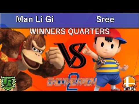 End The Paign 2  WINNERS QUARTERS - Man Li Gi (Donkey Kong) vs Sree (Ness)
