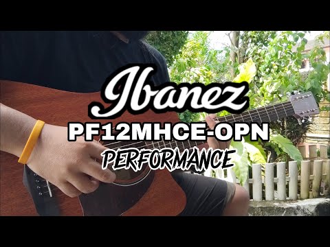 Демонстрация звучания электроакустической гитары Ibanez PF12MHCE