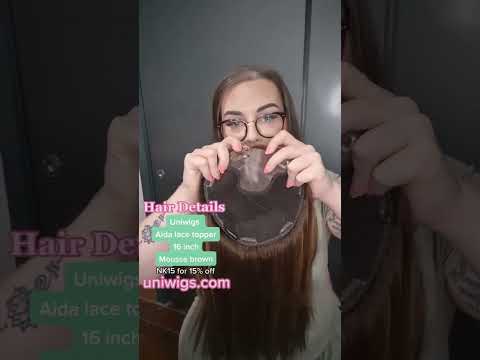 👍Realistic lace front hair topper for women with advanced hair loss stage. | Hair topper review