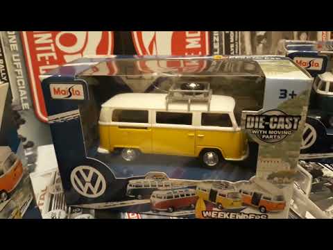 1:43 Coleção Ônibus Carro VW VAN Resina no Zamac