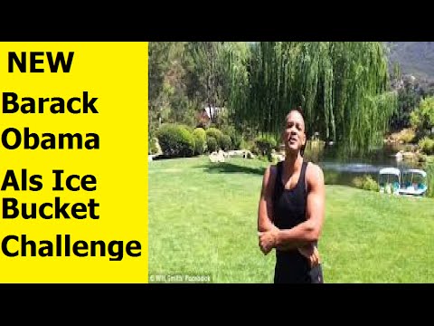 NEW BARACK OBAMA Als Ice Bucket Challenge