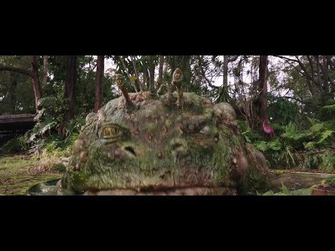 Love and Monsters Movie - The Giant Frog In The Pool Scene