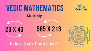 Download the video "Vedic Mathematics : Tips and tricks to multiply 2 digit and 3 digit numbers."