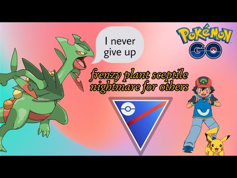 sceptile with frenzy plant nightmare for others|| #gblpokemongo #kamaldeep307