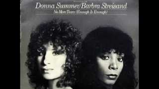 Donna Summer &amp; Barbra Streisand - No More Tears (original vinyl version) with LYRICS