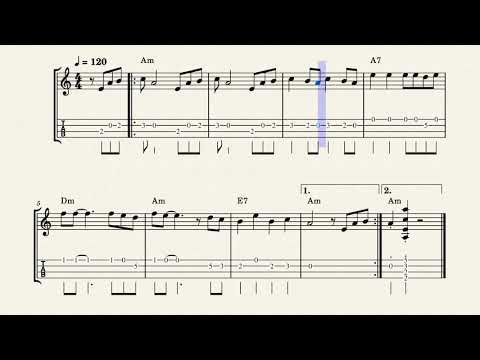 Bella Ciao - mandolin tab