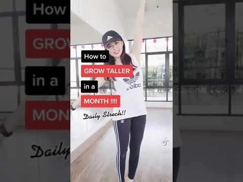 How to Grow Taller in a Month! #howtogrowtaller #height #gettaller