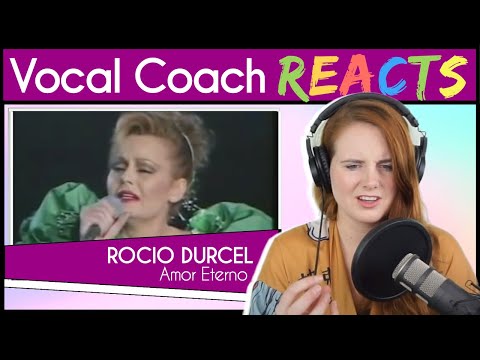 Vocal Coach reacts to Rocio Durcal - Amor Eterno (Live) Video