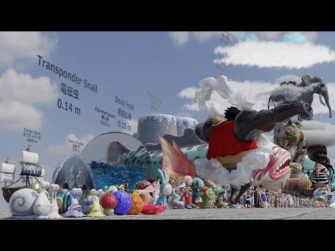 ONE PIECE Size Comparison