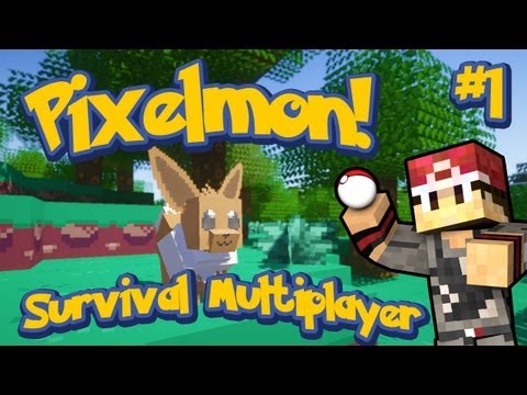 Lachlan - Pixelmon Survival Multiplayer Episode 1 - I Choose Eevee! w/xRpMx13, Riczev & LittleLizardGaming