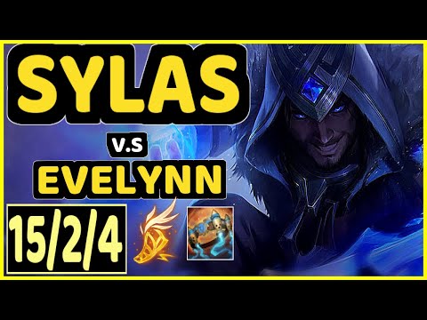 KREOX (SYLAS) vs EVELYNN - 15/2/4 KDA JUNGLE GAMEPLAY - EUW Ranked MASTER