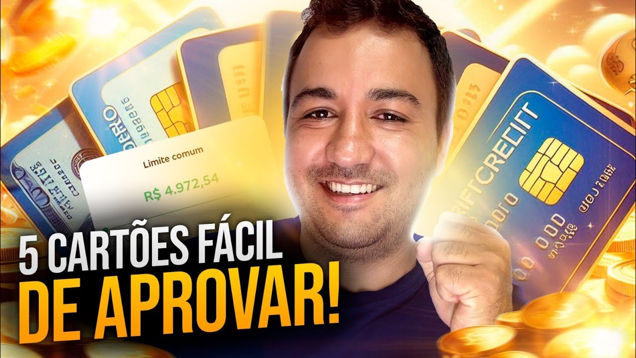 PEDIU APROVOU, 5 CARTÕES APROVANDO ATÉ NEGATIVADOS E SEM COMPROVAR RENDA