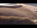 Shifting Sand Dunes in Namibia