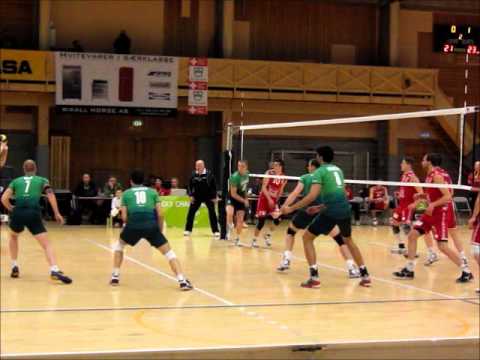 VISSOTTO medium speed shot against triple block HS  Challenge cup 2012 Nyborg Ural Ufa 2012 11 20
