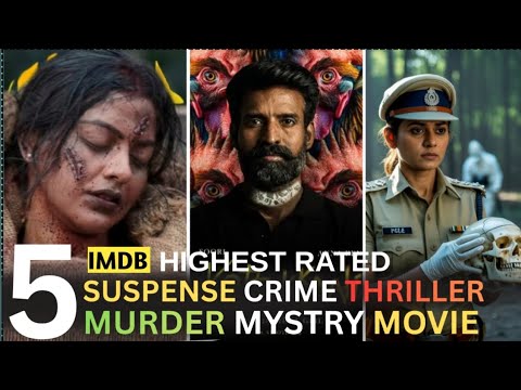 Top 05 South Crime Suspense Thriller Movies On YouTube | South Suspense Movies In Hindi make movies