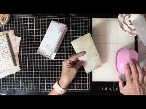 Use up your 6x6 paper pads create a 6x6 8 pocket journal🌷