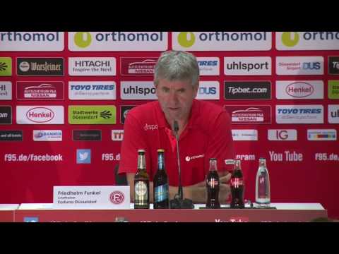 Pressekonferenz nach dem Spiel bei Fortuna Düsseldorf