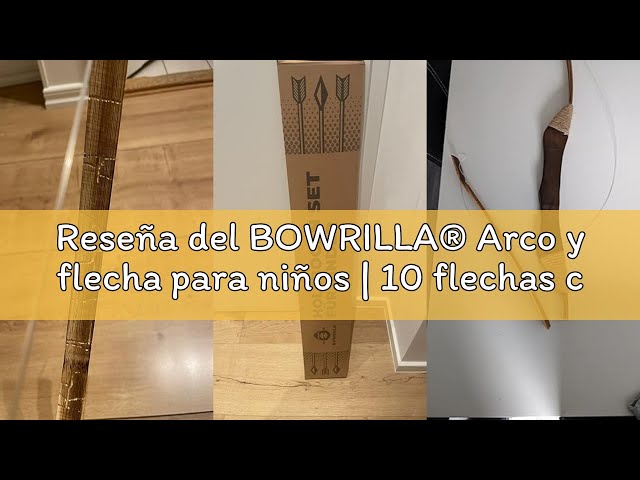 Vídeo relacionado con Lubolee Arco y Flechas para Niños con Luz LED, Juguetes para Exteriores para Niños, Juguetes Niños 3-12 Años con Arco, Carcaj, 10 Flechas, Diana Colgante y 3 Blancos de Plástico en Forma de Lata
