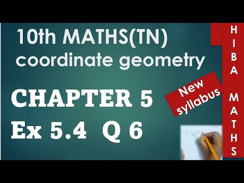 10th maths chapter 5 exercise 5.4 question 6 tn samacheer hiba maths