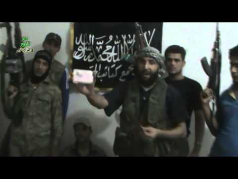 القبض على أحد عناصر النظام في حي الرصافة من قبل تجمع كتائب الحق في دير الزور