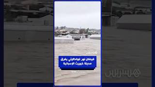 فيضان نهر غواداليتي يغرق مدينة خيريث الإسبانية thumbnail