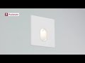LED-inbouwlamp Vosnon acrylglas - 1 lichtbron