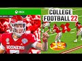 NCAA Football 22 - Spencer Rattler IS CRAZY GOOD! - Oklahoma VS Florida