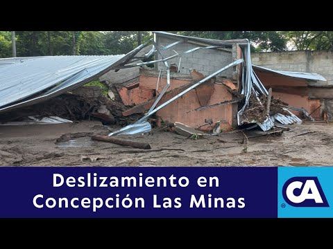 Deslizamiento en Concepción Las Minas - Chiquimula