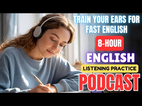 8+ HOURS English Podcast for Listening Practice || Train Your Ears for Fast English Speech