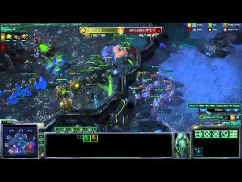 AiHEADHUNTER vs EC‡ELVIS - Starcraft 2 PvZ