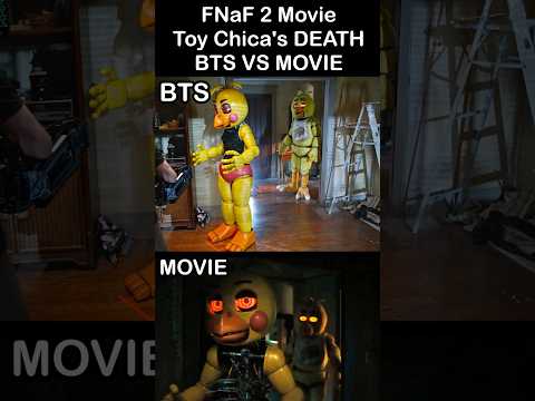 Toy Chica's VS Chica - Behind The Scenes VS Movie | FNaF 2 Movie BTS